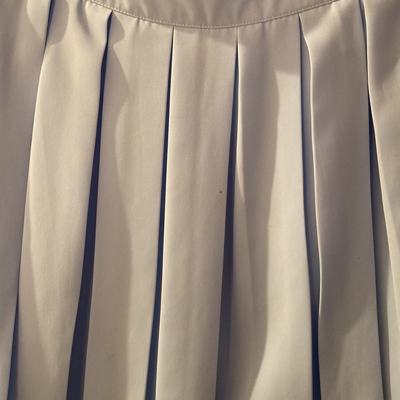 Baby Blue Pleated Skirt - Picture 3 of 6